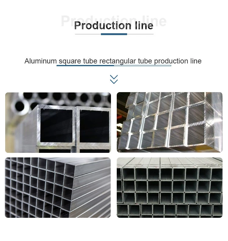 Aluminum Square Rectangular Tube Pipe Anodizing Tube Rectangular Tubing