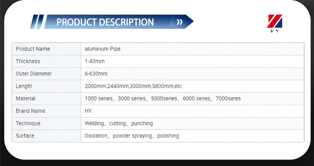 China Factory Best Price 7075 2024 6082 6061 Alloy Aluminum Round Pipe Tubes Tubing in Stock