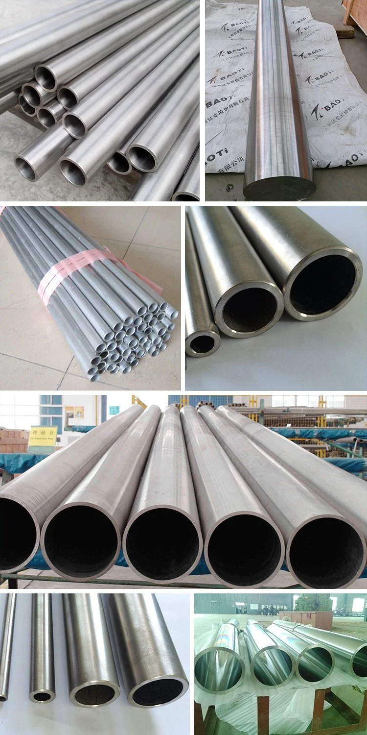 ASTM B338 Gr2 Titanium Exhaust Tubing Titanium Pipe